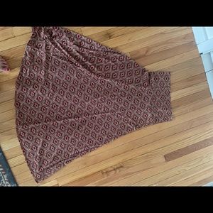 Lularoe geometric maxi skirt